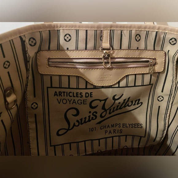 LOUIS VUITTON ivory damier neverfull! - Picture 2 of 5